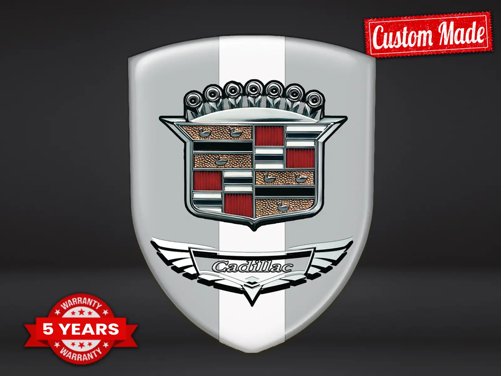 Cadillac Emblèmes Auto Perso Pro Max Durable Design Stylé ST